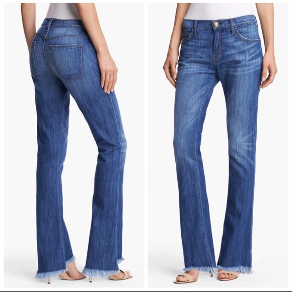 Current/Elliott Denim - Bootcut jeans frayed hem